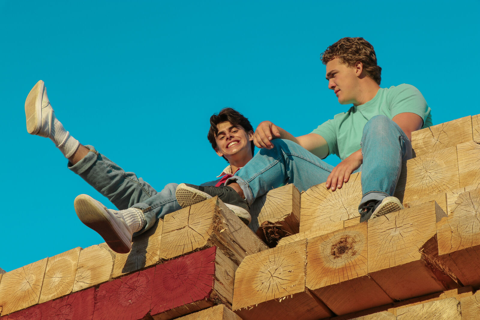 Artist working in the recording studio